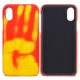 Coque Thermo-Sensible (Couleur / Chaleur) iPhone X - Jaune / Orange