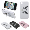 Coque Papillon Stand iPhone 4 et 4S (+ protection d'écran)