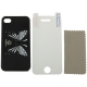 Coque Papillon Stand iPhone 4 et 4S (+ protection d'écran)