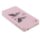 Coque Papillon Stand iPhone 4 et 4S (+ protection d'écran)