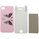 Coque Papillon Stand iPhone 4 et 4S (+ protection d'écran)