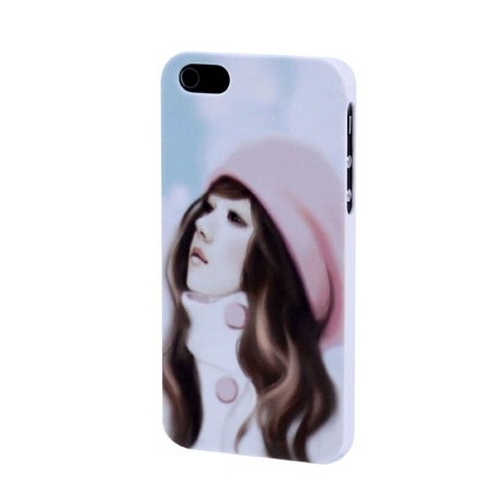 Coque Fille en cartoon iPhone 5