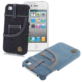 Coque en Tissu Jeans iPhone 4 et 4S