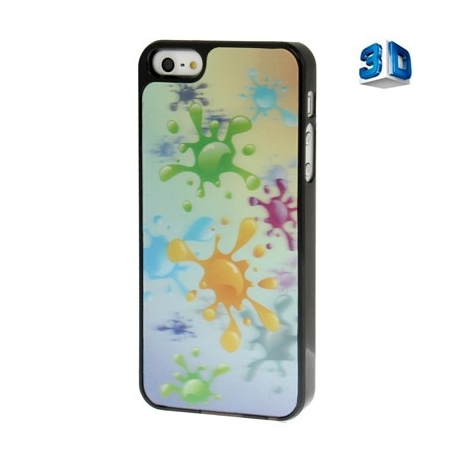 Coque couleurs splash 3D iPhone 5