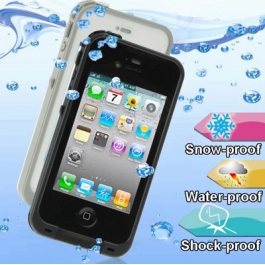 Coque ultra-résistante Waterproof / Snowproof / Shockproof pour iPhone 4 et 4S (couleur au choix)