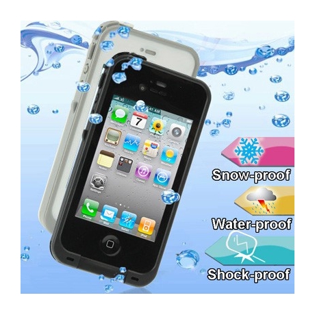 Coque ultra-résistante Waterproof / Snowproof / Shockproof pour iPhone 4 et 4S (couleur au choix)