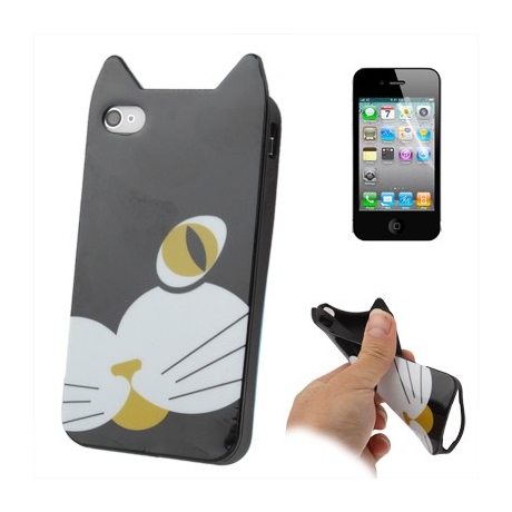 Coque oreilles Chat iPhone 4 et 4S