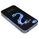 Coque de protection lumineuse LED Dragon iPhone 4 et 4S