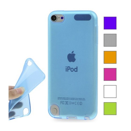 Coque transparente couleur en silicone souple iPod Touch 5g