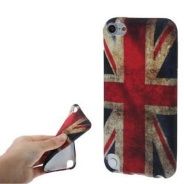 Coque drapeau UK / Royaume-Uni en silicone souple iPod Touch 5g