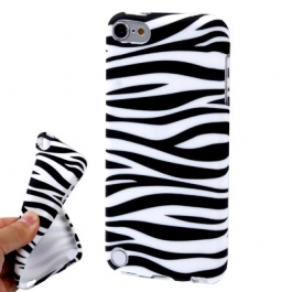 Coque Zèbre en silicone souple iPod Touch 5g