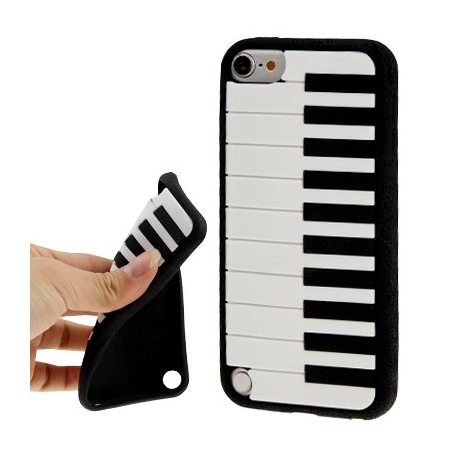 Coque Piano en silicone souple iPod Touch 5g