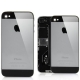 Façade arrière pour iPhone 4 / 4S style iPhone 5 Noir ardoise