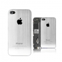 Façade arrière en aluminium brossé pour iPhone 4