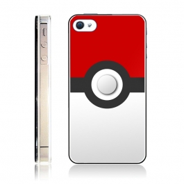 Coque Pokémon Pokeball en plastique pour iPhone 4 et 4s