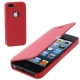 Etui de Protection Flip en cuir iPhone 5 rouge