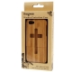 Coque de protection croix en bois bambou détachable iPhone 5