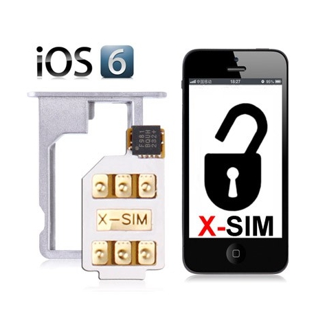 Carte de desimlockage iPhone 5 Jusqu'à iOS 6.0.2