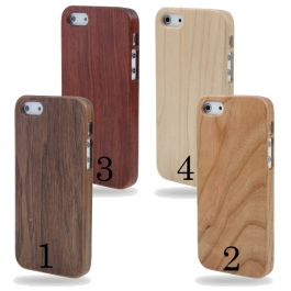 Coque de protection en bois bambou iPhone 5