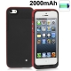Coque batterie iPhone 5 rouge