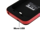 Coque batterie iPhone 5 rouge