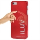 Coque effet miroir iPhone 5 couleur Rouge