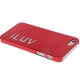 Coque effet miroir iPhone 5 couleur Rouge