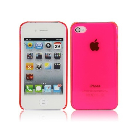 Coque iPhone semi-transparente Couleur iPhone 4, 4S