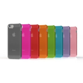 Coque iPhone semi-transparente Couleur iPhone 5