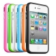 Bumper Silicone pour iPhone 4 et 4S (couleur au choix)