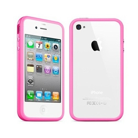 Bumper Silicone pour iPhone 4 et 4S (couleur au choix)