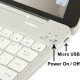 Clavier Bluetooth iPad mini couleur argent