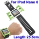 Bracelet Montre pour iPod Nano 6 couleur vert