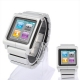 Bracelet Montre en aluminium pour iPod Nano 6