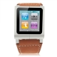 Montre en cuir pour iPod Nano 6 Couleur marron