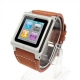 Montre en cuir pour iPod Nano 6 Couleur marron