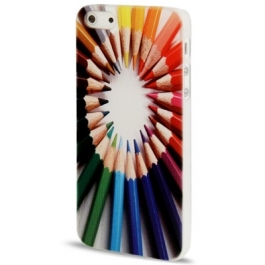 Coque crayons de couleur iPhone 5