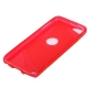 Coque design silicone iTouch 5 couleur rouge