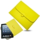 Pochette en cuir pour iPad retina couleur jaune