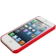 Coque en metal design mosaïque iPhone 5 couleur rouge