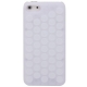 Coque iPhone 5 en papier bulles couleur blanc