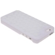Coque iPhone 5 en papier bulles couleur blanc