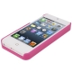 Coque iPhone 5 en papier bulles couleur rose