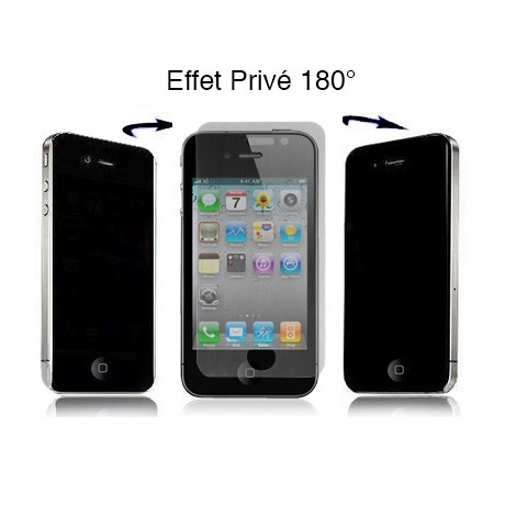 Film protection écran Privé 180° pour iPhone 4 et 4S