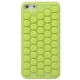 Coque iPhone 5 en papier bulles couleur verte