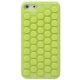 Coque iPhone 5 en papier bulles couleur verte