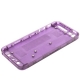 Kit Châssis transparent + boutons + bandes pour iPhone 5. couleur violet