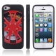 Coque iPhone 5 Roue Détachable Couleur rouge