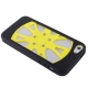 Coque iPhone 5 Roue Détachable Couleur jaune