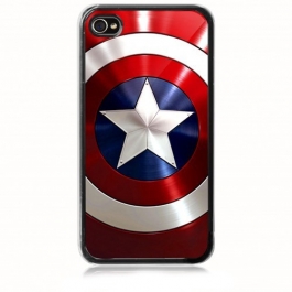 Coque iPhone 4 et 4S Bouclier Captain America